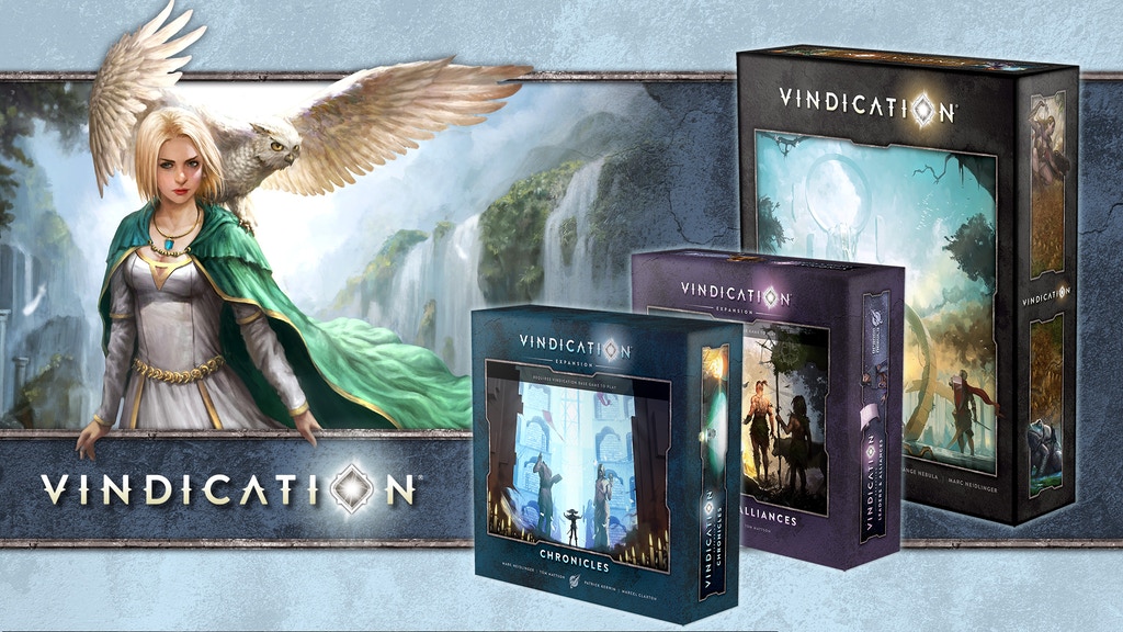 Vindication® Board Game and Chronicles Expansion