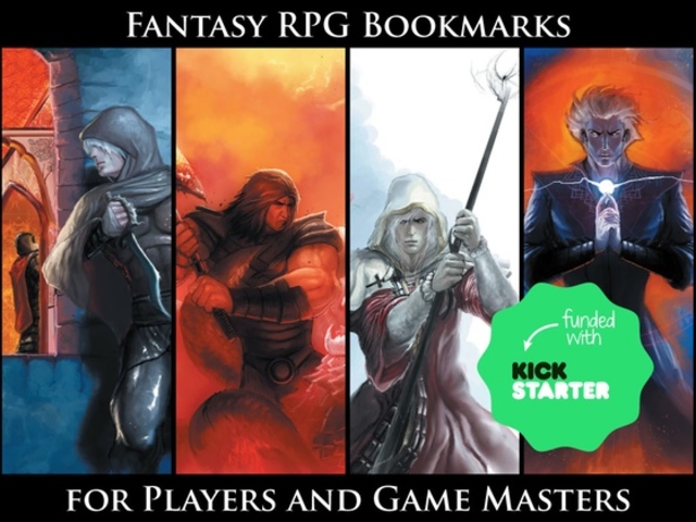 Fantasy RPG Bookmarks for Players & Game Masters