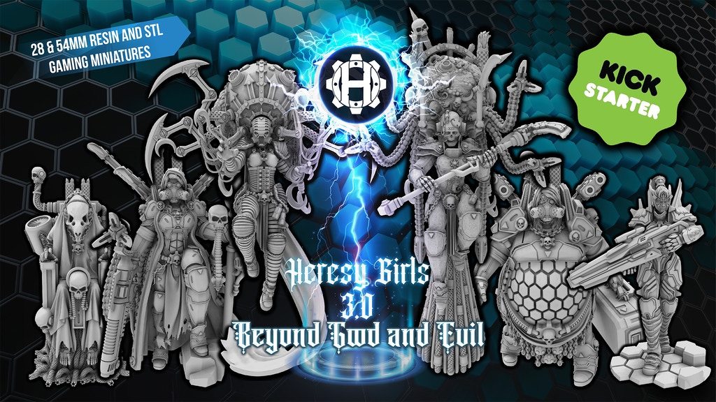 HeresyLab•Heresy Girls 3.0•Beyond Good & Evil Resin & STL