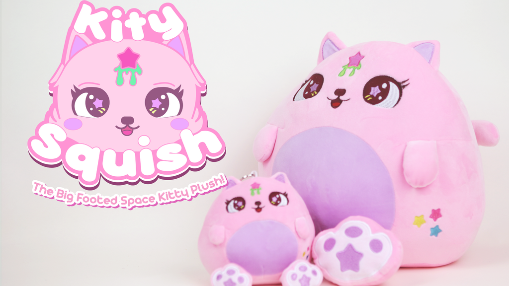 KitySquish - The Big Footed Space Kitty plush