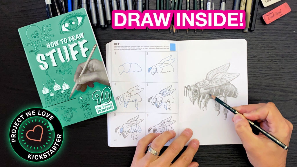 Preorder How to Draw STUFF Sketchbook on BackerKit
