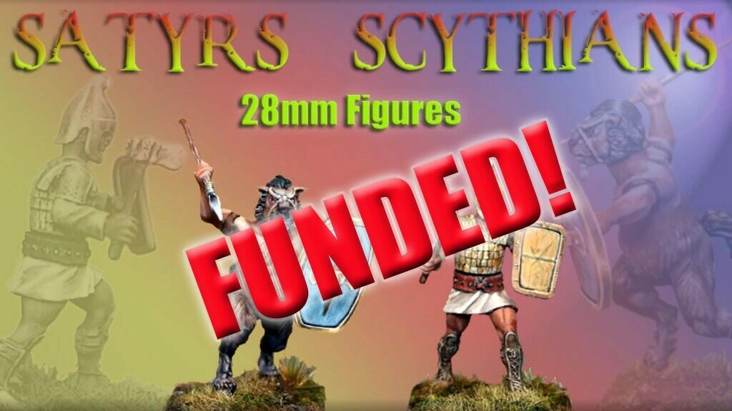 28mm Hard Plastic Satyrs, Scythians and Amazons