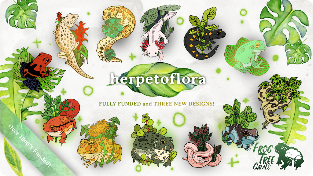 Herpetoflora: Enamel Pin Collection