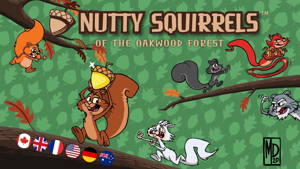 Nutty Squirrels of the Oakwood Forest