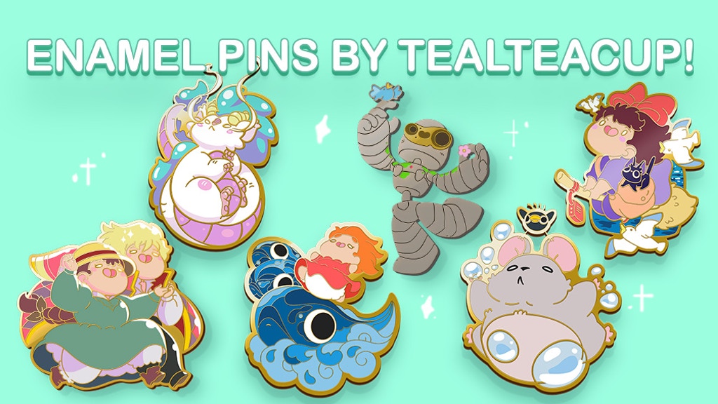 Enamel Pins by TealTeacup