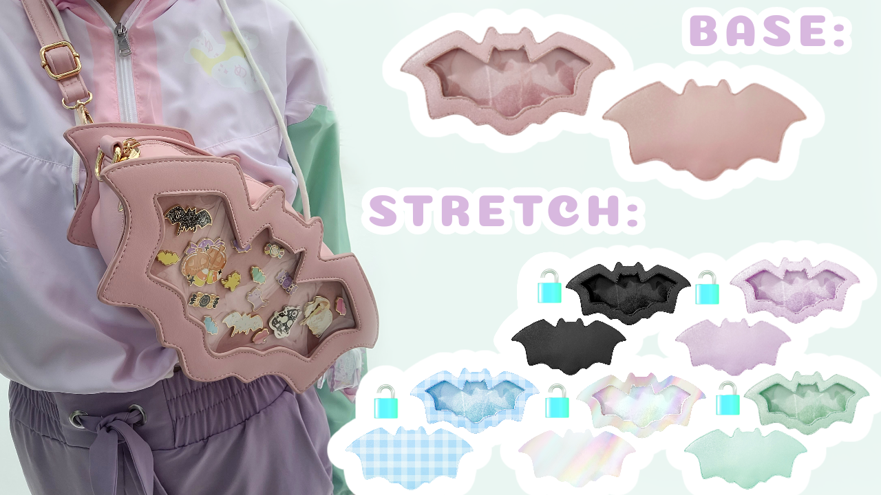 Bitty Batty Ita Bags - Yamikawaii Ita Fanny Packs