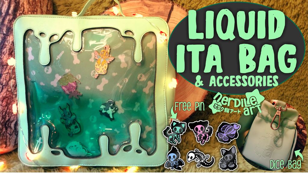 Project Updates for 💚 Liquid Ita Bag + Accessories DnD Gelatinous