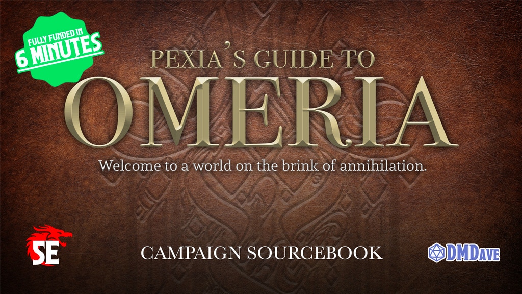 Pexia's Guide to Omeria Fifth Edition Campaign Sourcebook