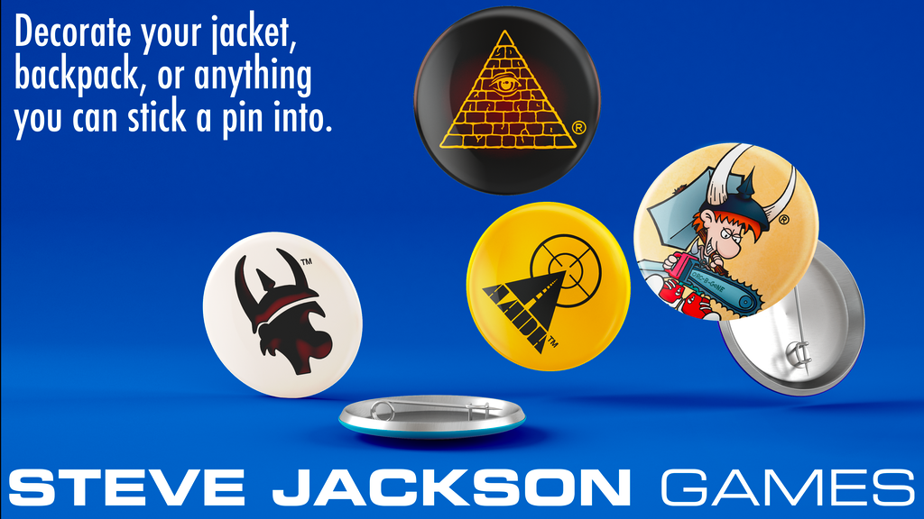 Steve Jackson Games Button Packs