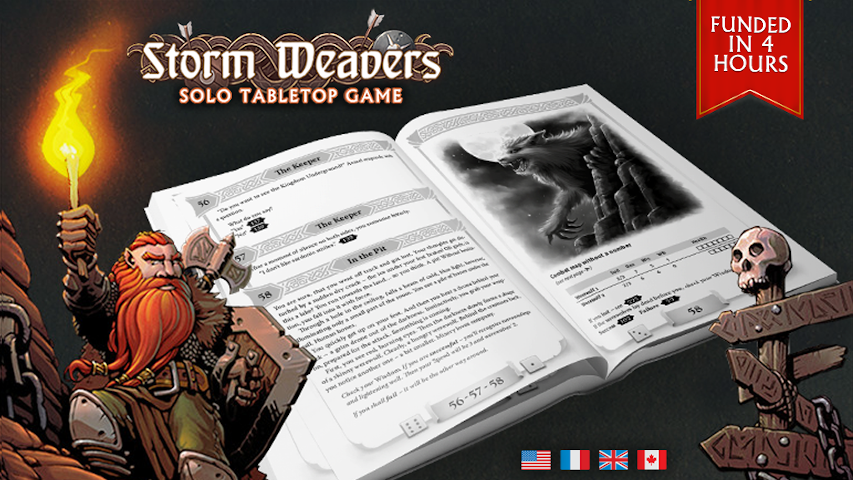 Storm Weavers: Story Driven Solo Tabletop Game