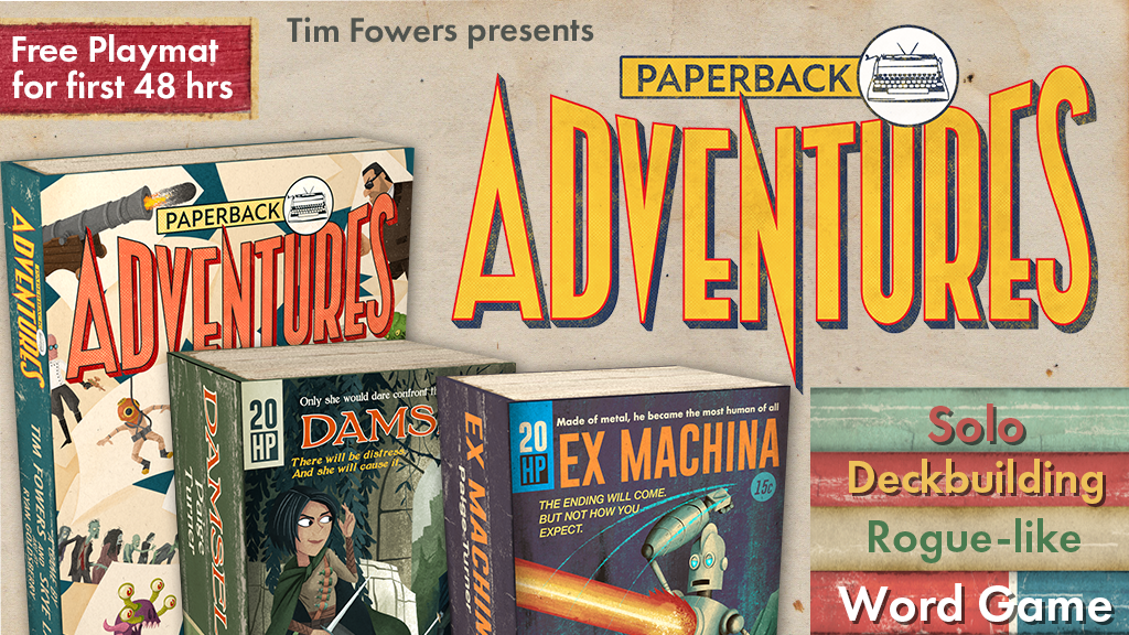 Paperback Adventures - A Novel Solo Word Game