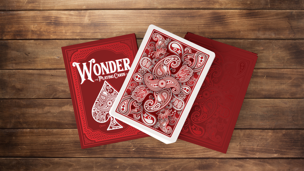 Wonder Playing Cards - Scarlet Edition