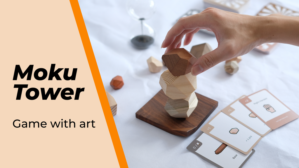 Moku Tower - From wood art to tabletop game