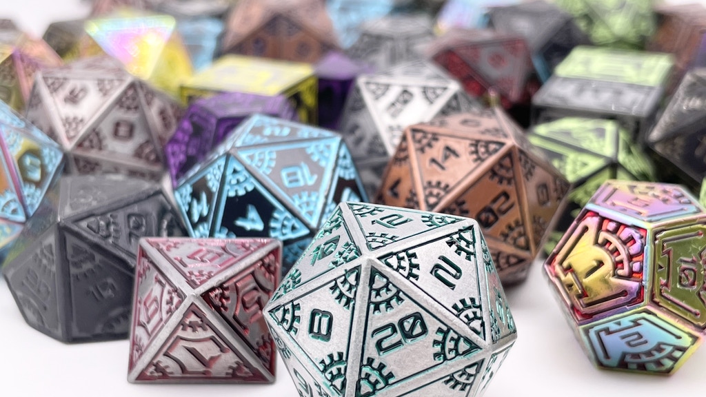 Metal Space Dice – The Wonder of Space in Your Favorite RPGs