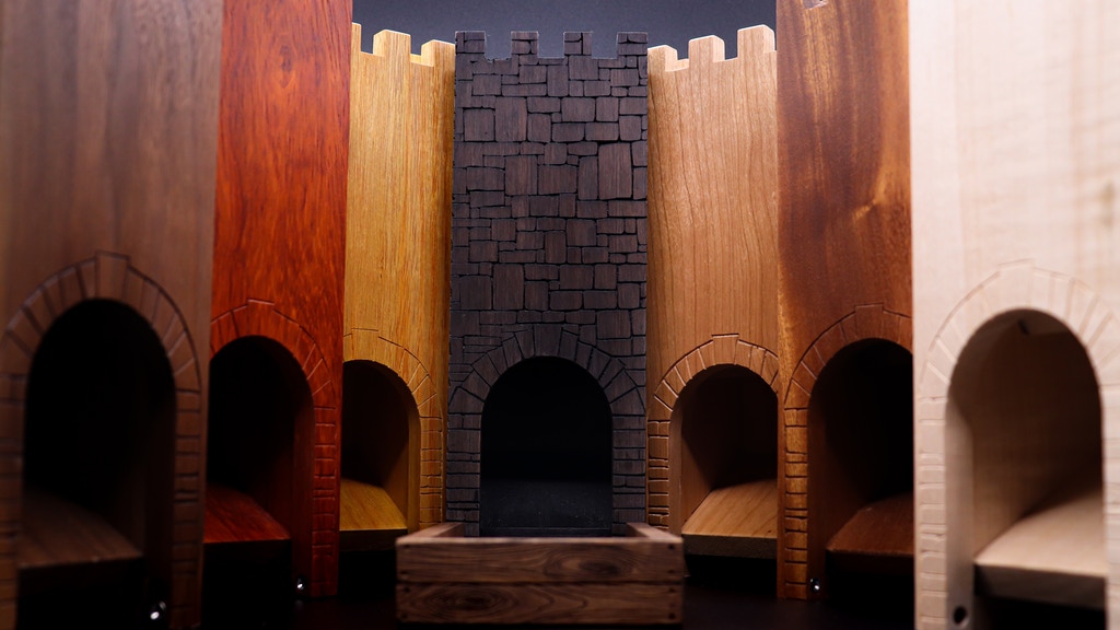 Hardwood Tabletop RPG Accessories