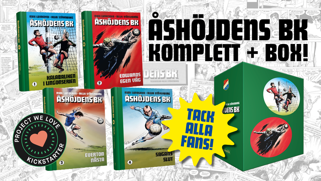 Åshöjdens BK – volym 3 och 4 + lyxig SAMLARBOX!