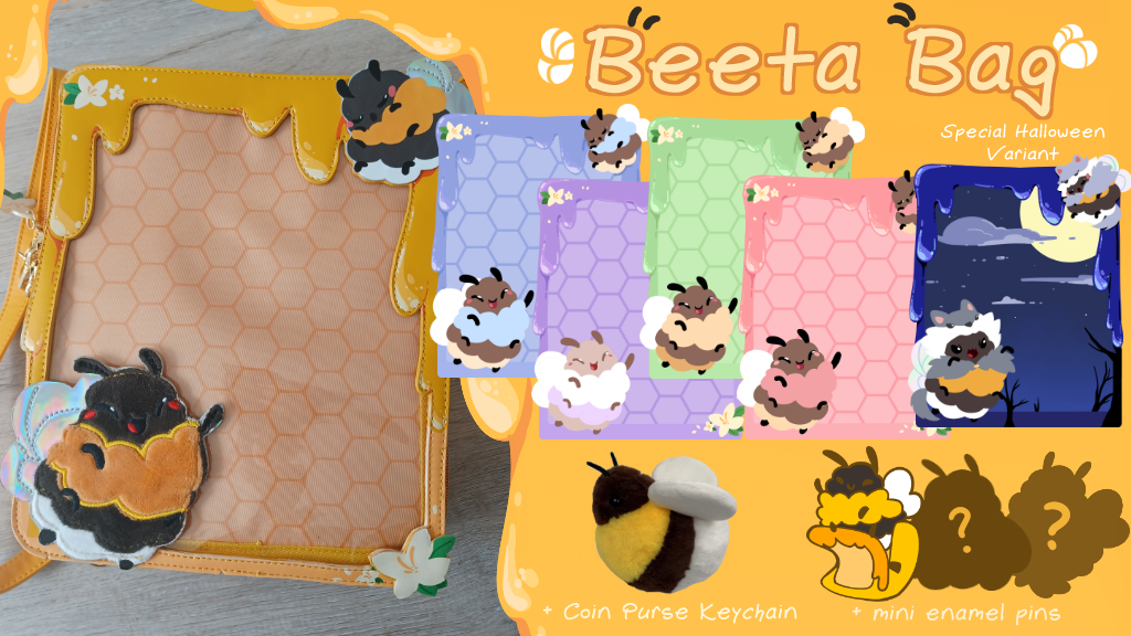 🐝 Beeta Bag (Bumblebee Ita Bag) + Accessories 🐝