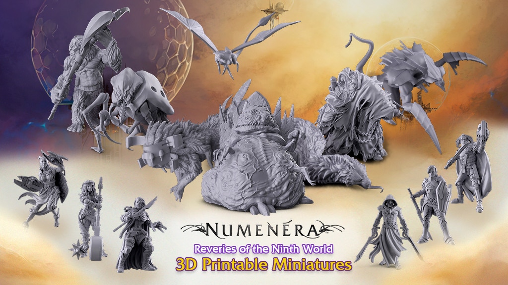 Numenera – 3D Printable models