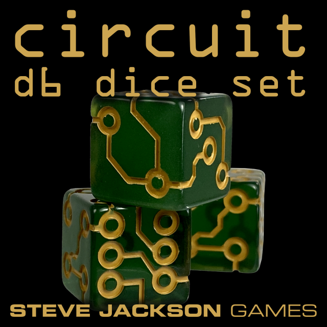 Steve Jackson Games' Circuit d6 Dice Set