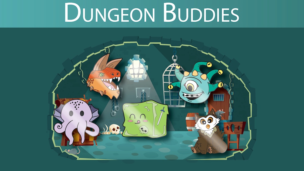 Dungeon Buddies - Hard Enamel Pin Collection