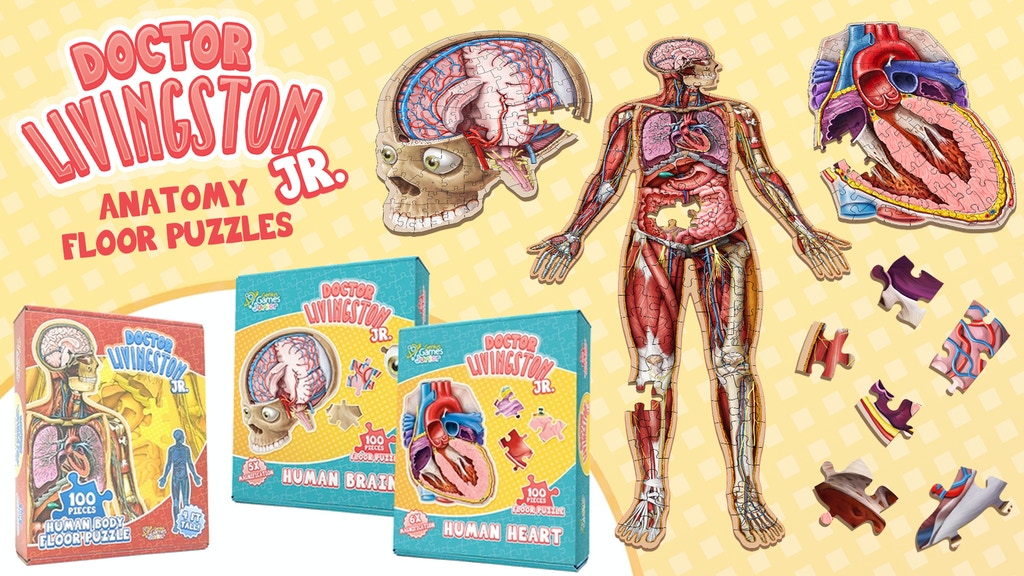 Human Anatomy Floor Puzzles for Kids