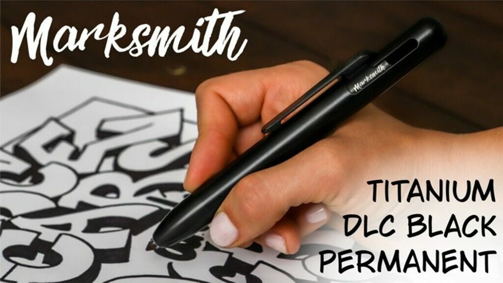 MARKSMITH BLACK Ti | The EDC Marker You Want to Carry