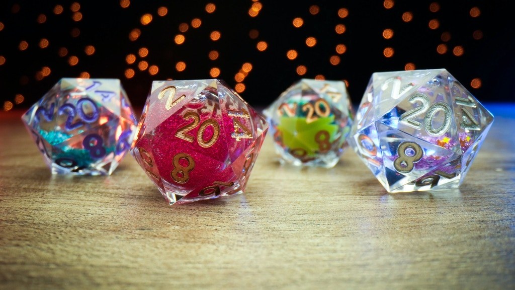 Elixir Dice V2: Handcrafted Liquid Core RPG Dice