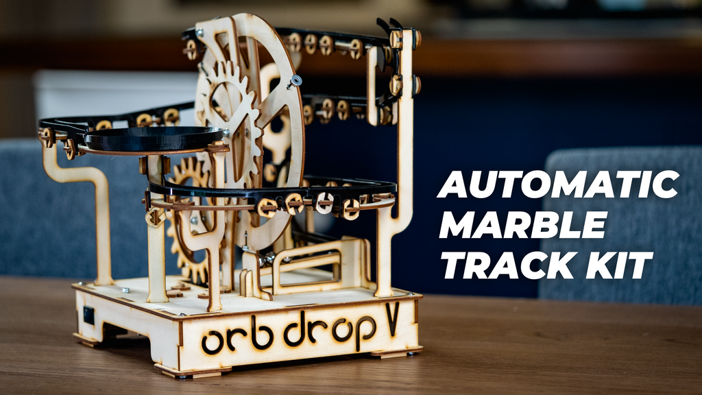 orb drop 5 | a marble run track you build yourself