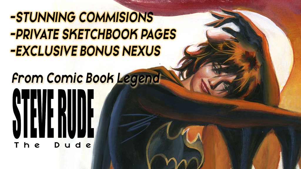 Steve Rude 2022 Sketchbook Art Lessons & Nexus Thuneworld 2