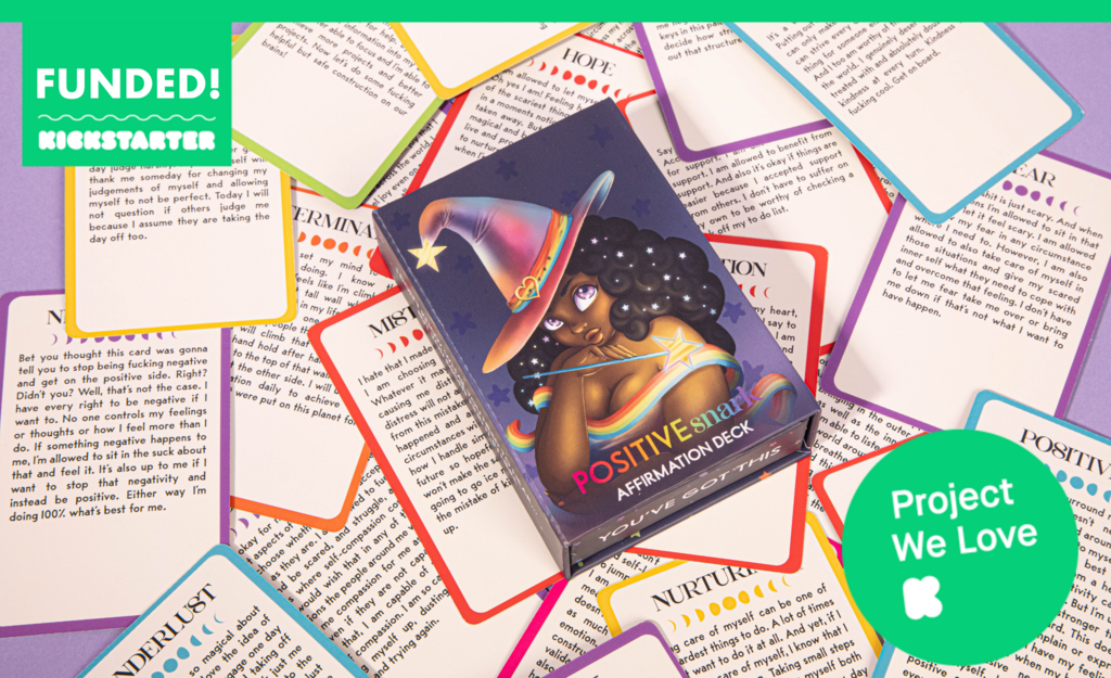 POSITIVE SNARK // An Affirmation Deck for Sarcastic Realists