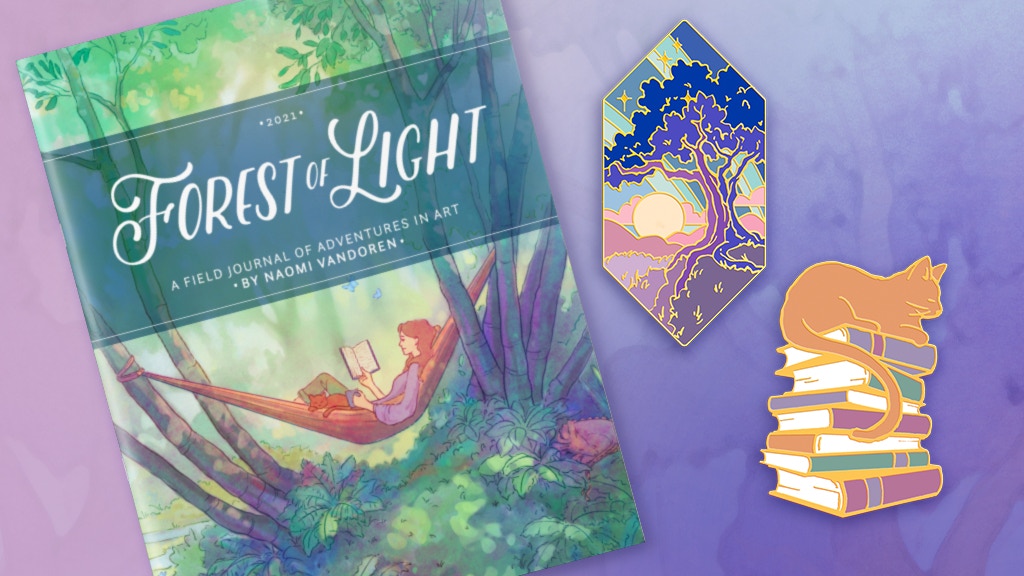 Forest of Light—A Yearly Art Book + Pins
