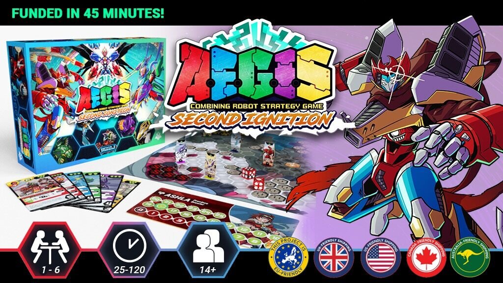 A.E.G.I.S.: Combining Robot Strategy Game, Board Game