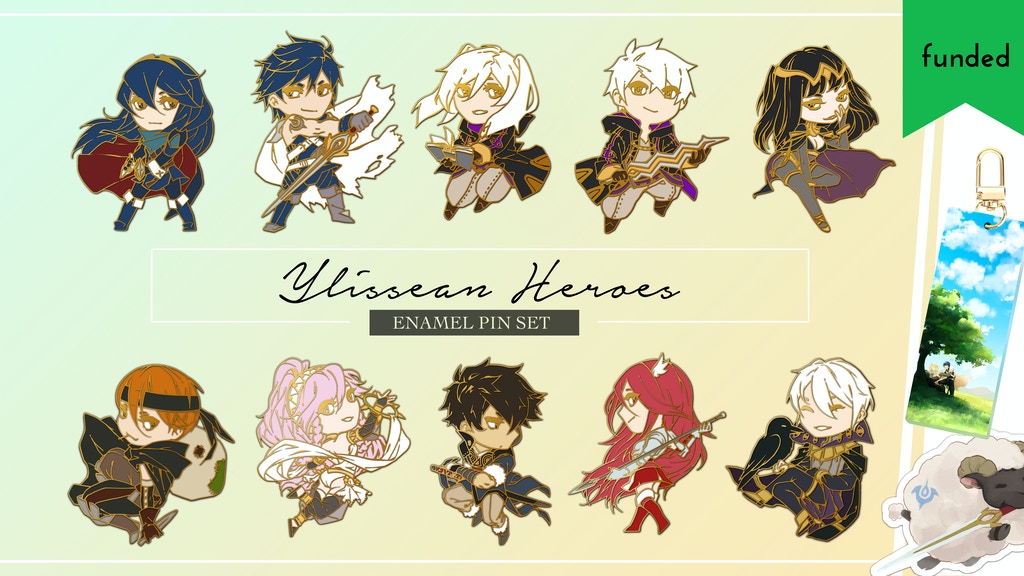 Ylissean Heroes: Enamel Pin Set