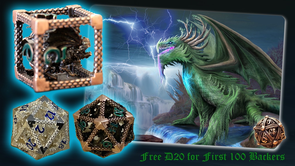 Caged Dragon Dice & More