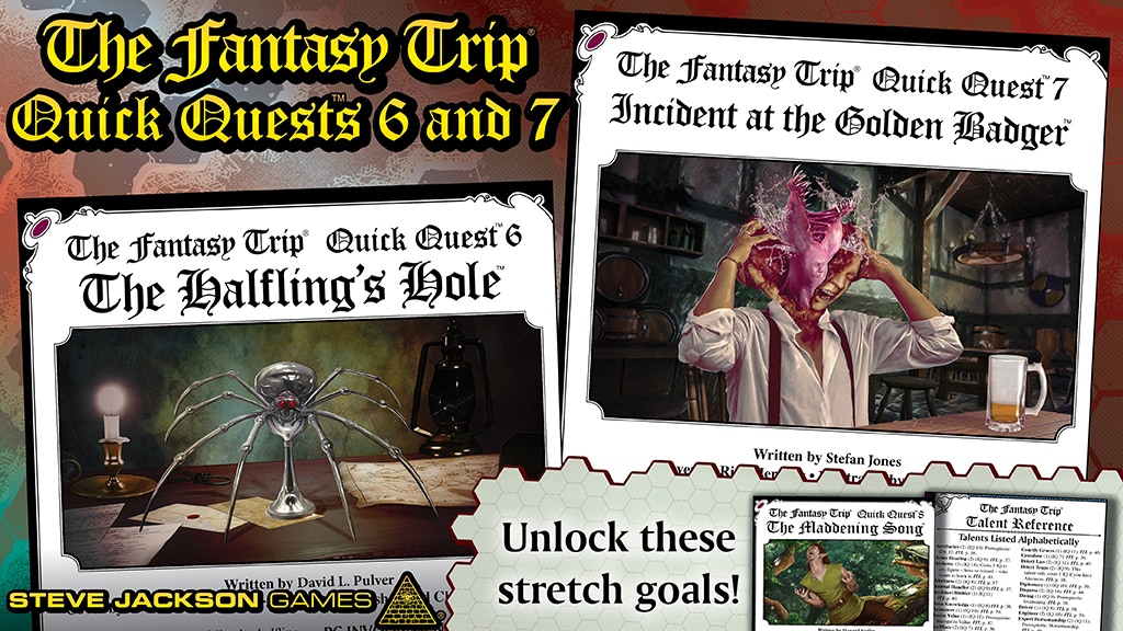 The Fantasy Trip Quick Quests 6 and 7, Two New Adventures