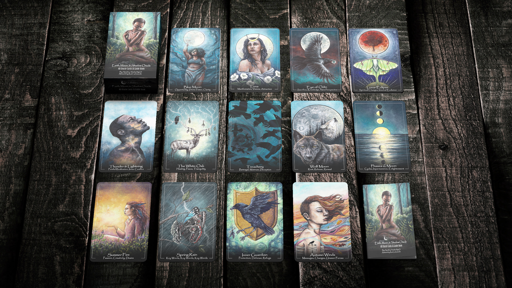 Earth Moon & Shadow Oracle Deck