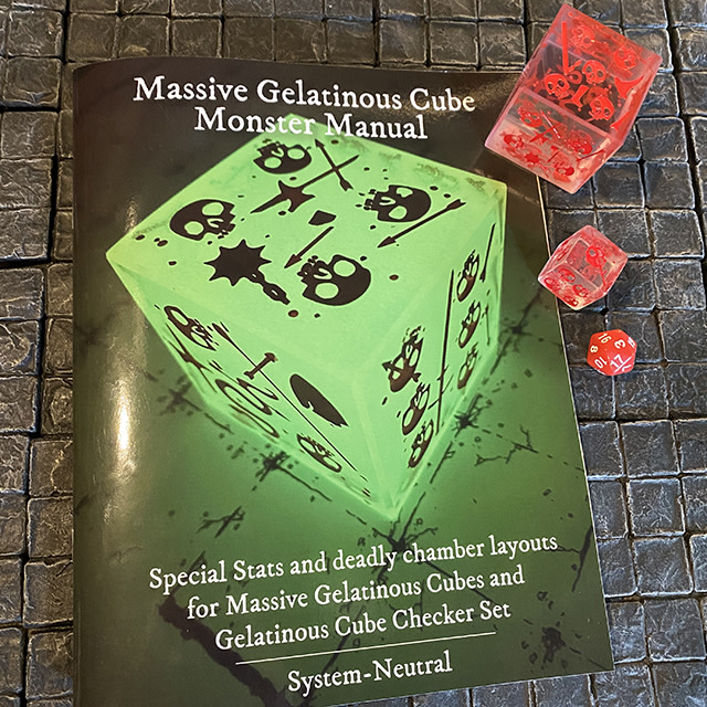 Massive Gelatinous Cube Monster Manual Minis Dice