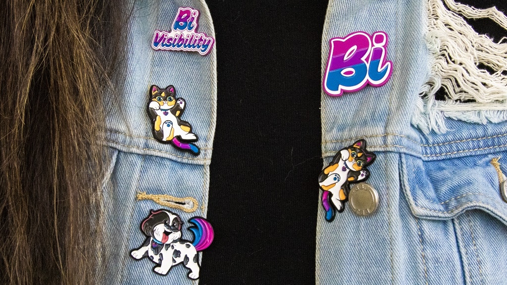 Bi Visibility: Bisexual Enamel Pins