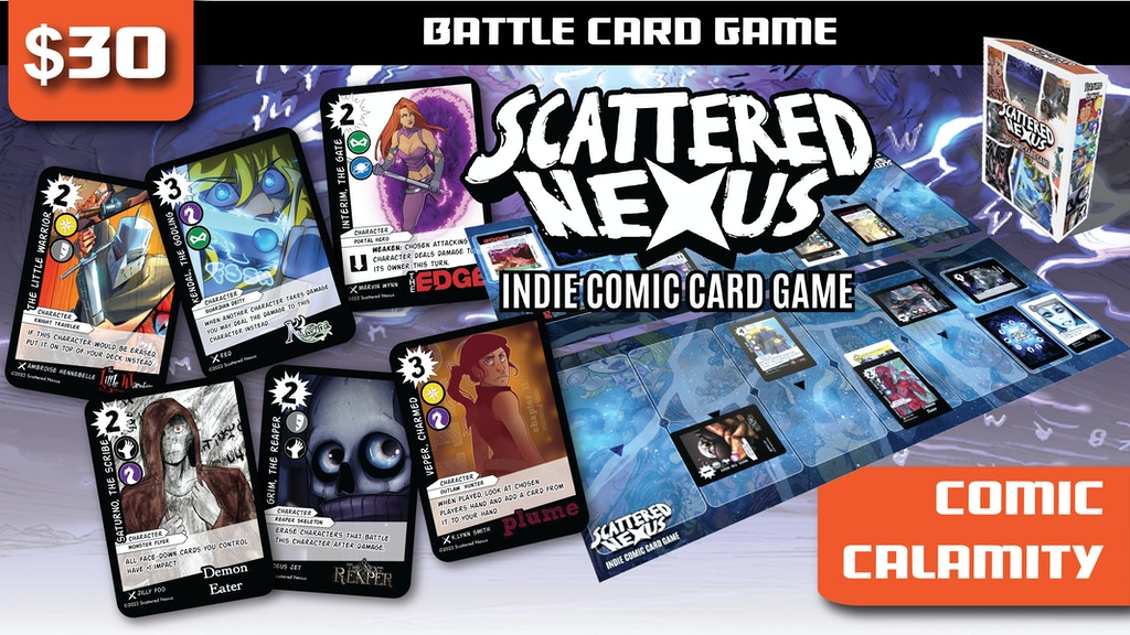 Scattered Nexus an Indie Comic Card Game