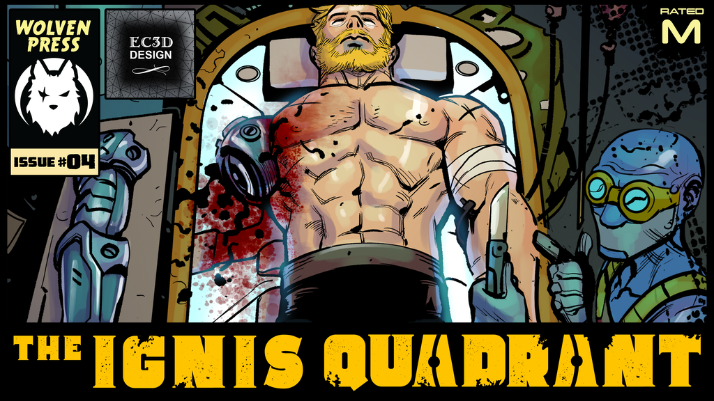 THE IGNIS QUADRANT #1-4 : a sci-fi space western comic