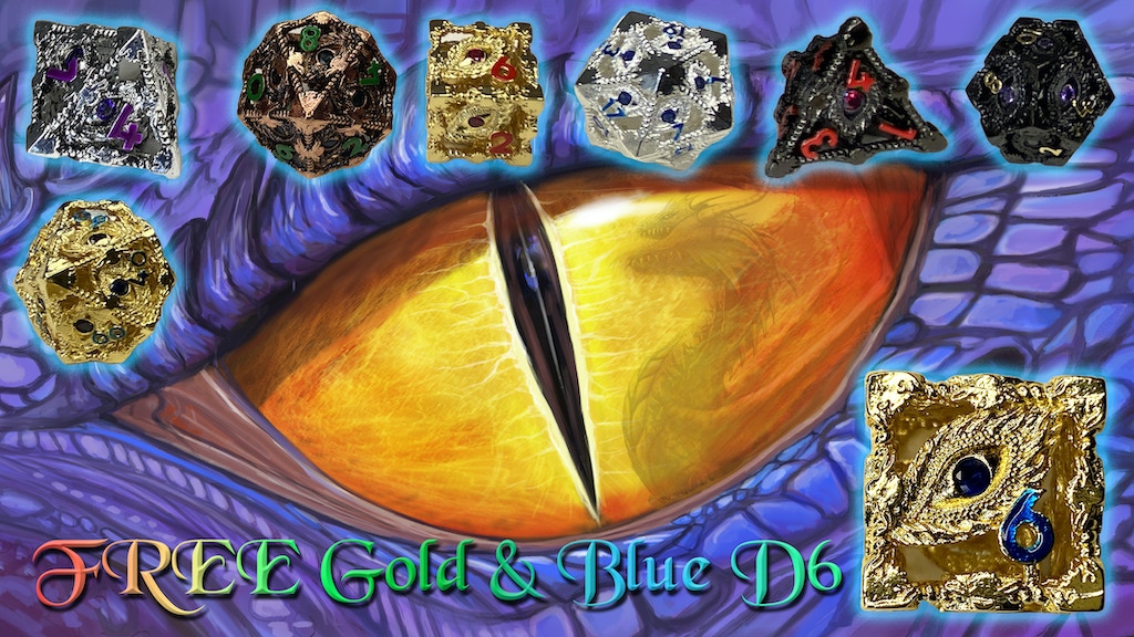 Dragons Eye Gemstone Dice