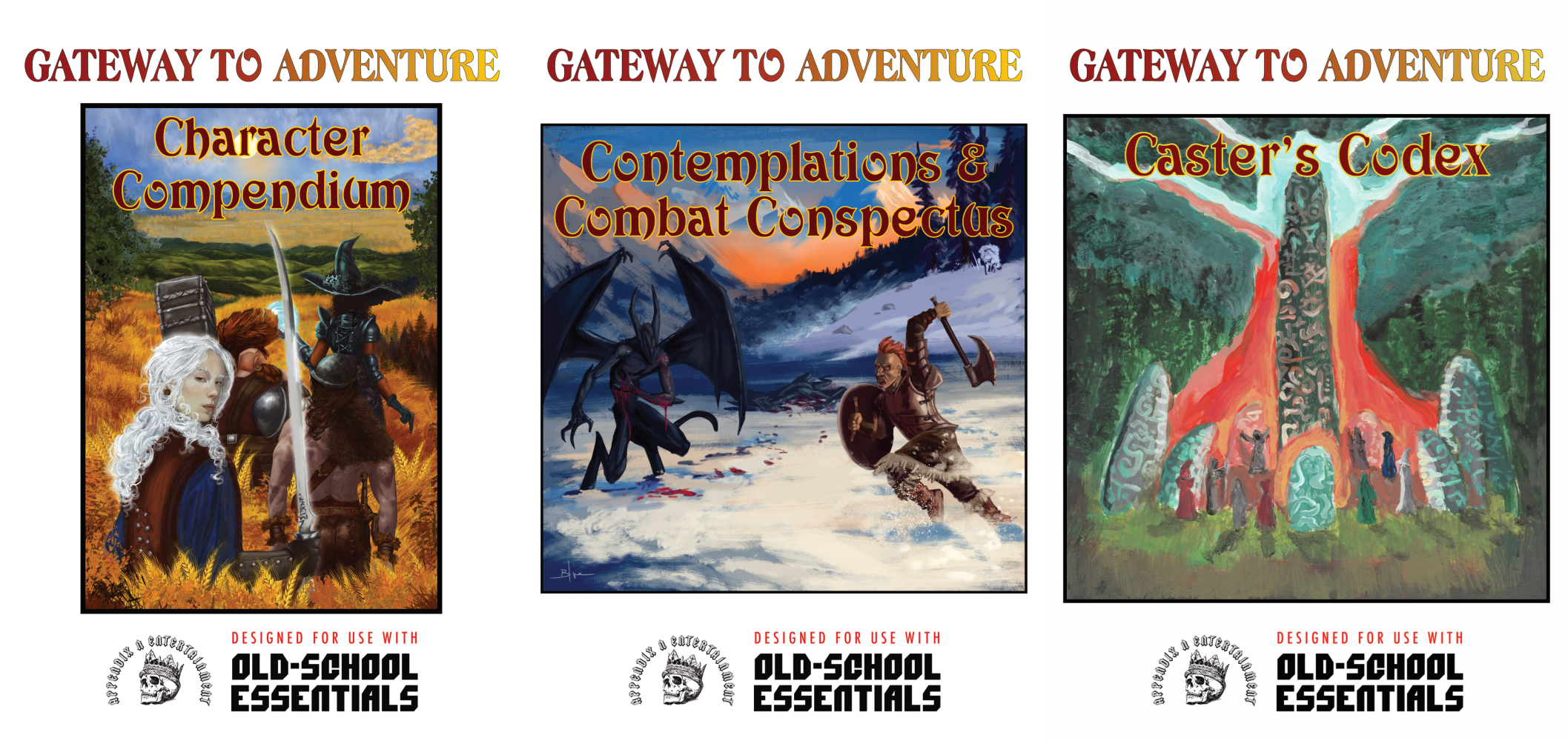 Gateway To Adventure Trilogy For Old-School Essentials