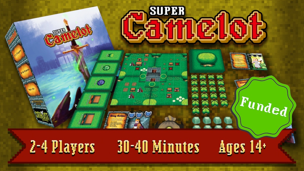 Super Camelot! The 16 Bit Adventure Board Game