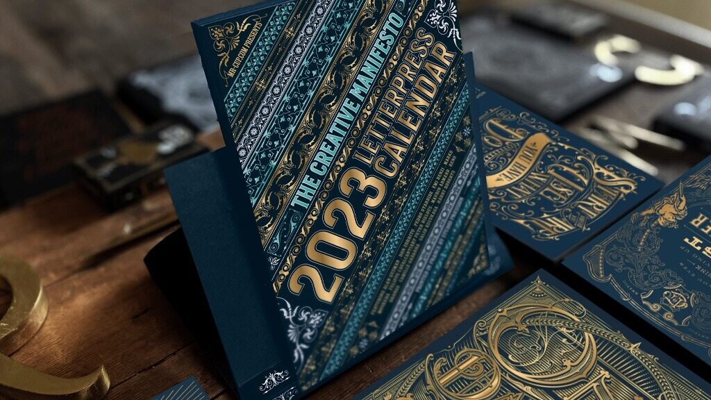 2023 Mr Cup Letterpress Calendar