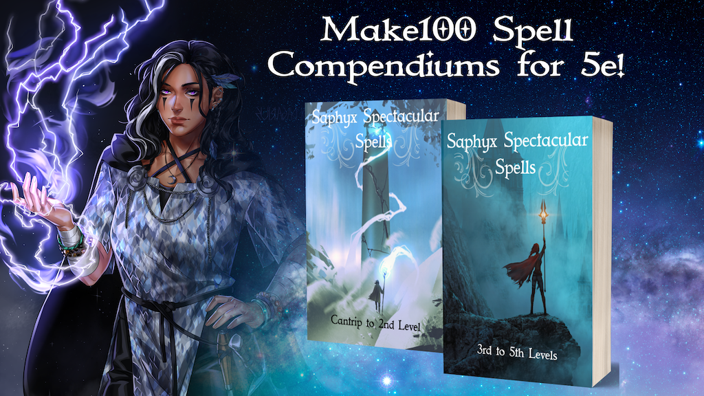 Saphyx Spectacular Spell Compendiums for 5e - Make100