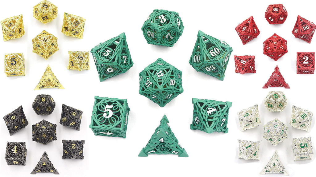 Celtic Knot Hollow Dice