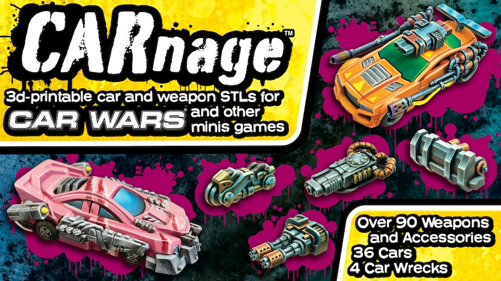 CARnage – Cars and weapons for auto combat games