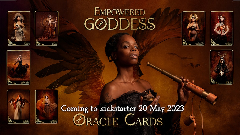 Empowered Goddess Oracle Cards, Art book, & Ritual Box