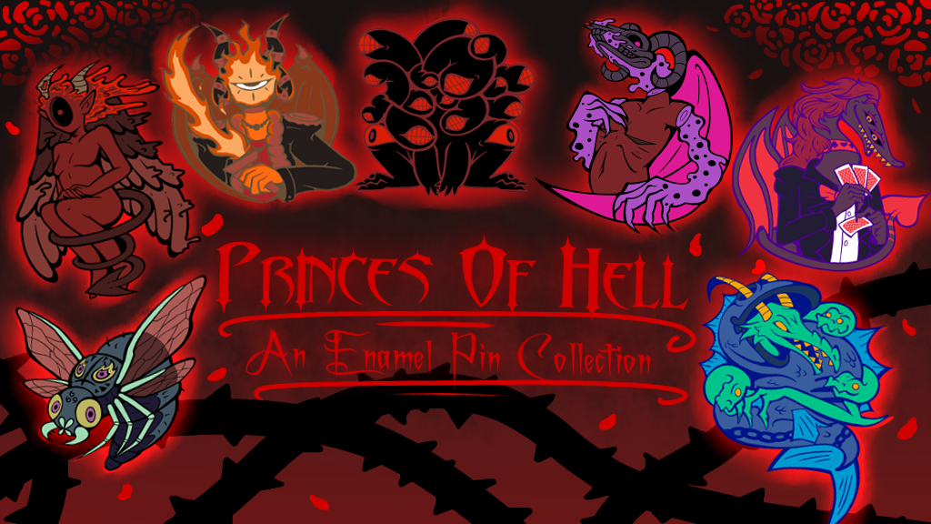 Princes of Hell: An Enamel Pin Collection