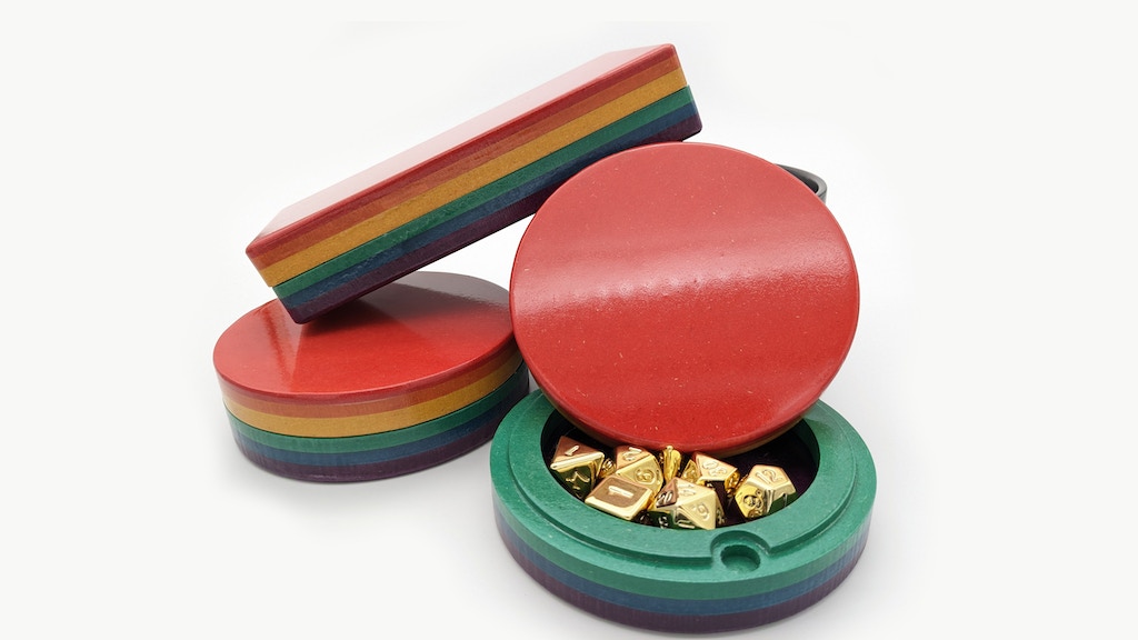 Rainbow Dice Boxes